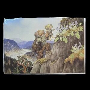 Rolf Lidberg Mountain Violet Vintage 1985 Greeting Card